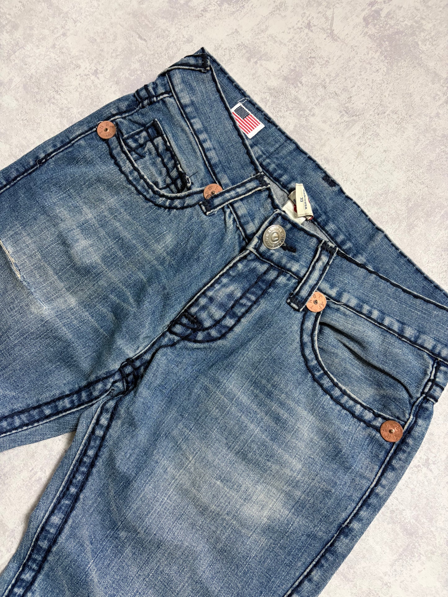 True Religion Straight Denim Jeans (M)