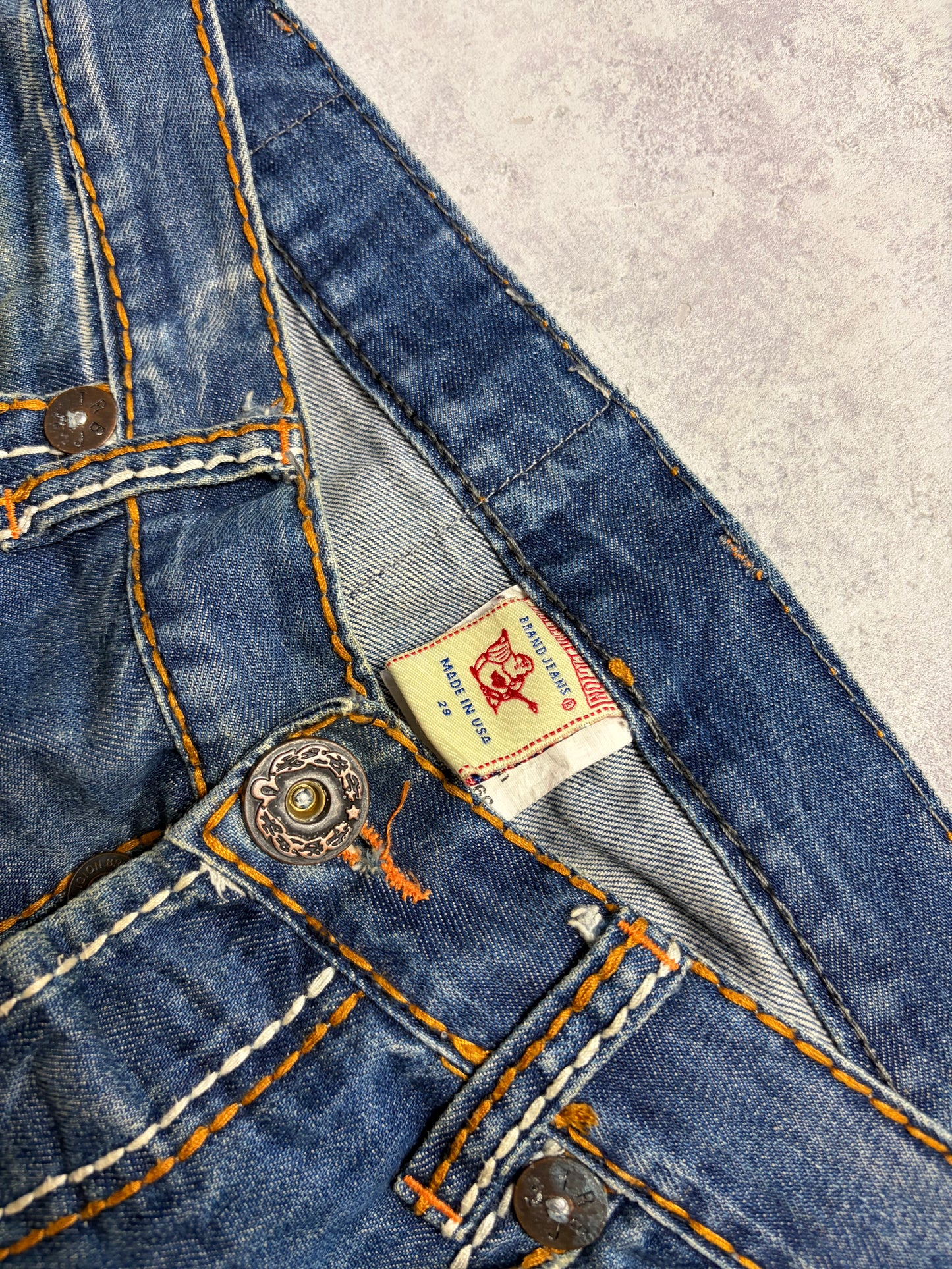 True Religion Straight Denim Jeans (M)
