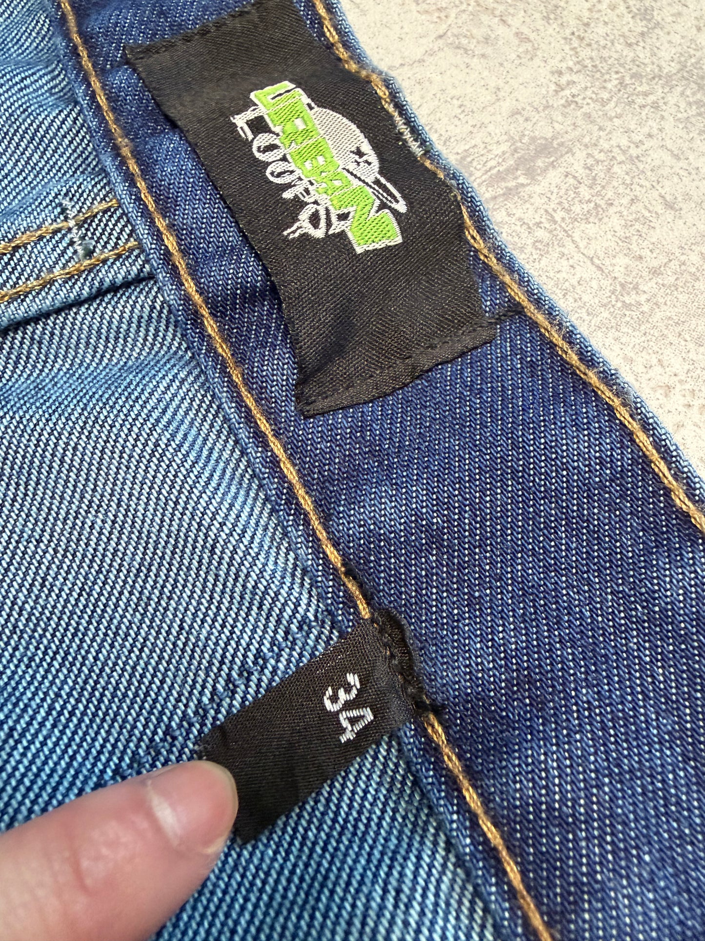 Vintage Japanese Style Baggy Straight Denim Jeans (M/L - W34)