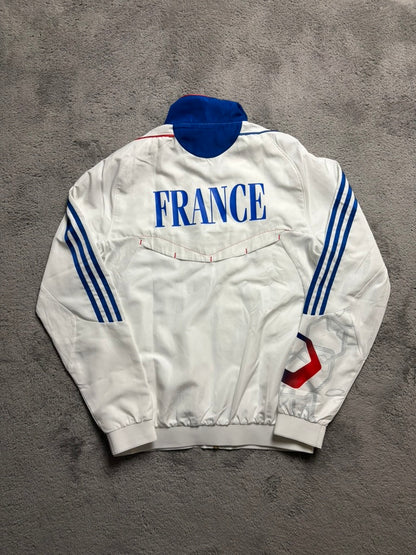 Vintage 2000s Adidas Trackjacket with Backprint France Edition (M)