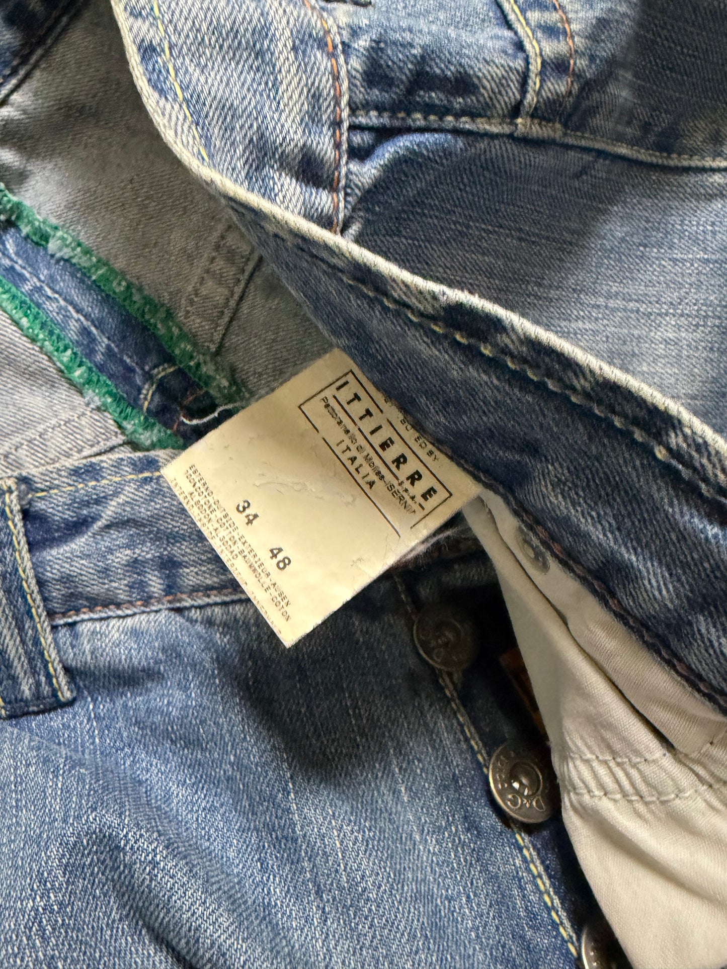 Vintage D&G Dolce & Gabbana Jeans Wide Leg Baggy Straight Fit Washed (M/L)