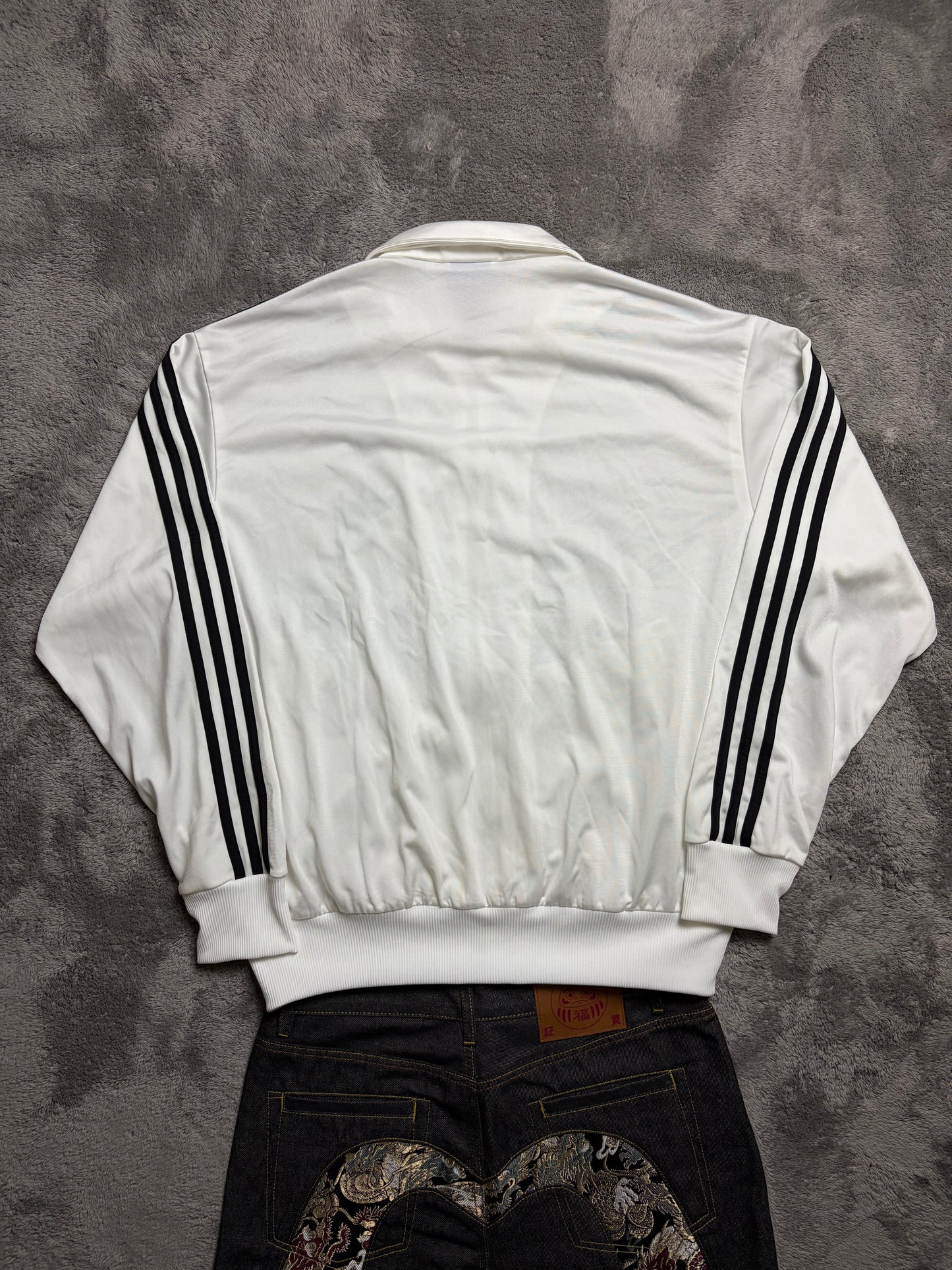 Vintage Adidas Originals Firebird Trackjacket White (L)