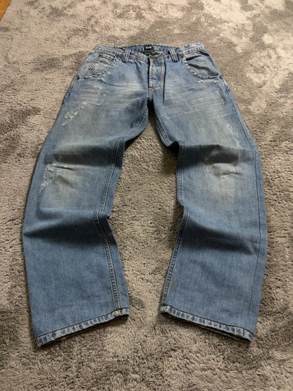 Vintage D&G Dolce & Gabbana Jeans Wide Leg Baggy Straight Fit Washed (M/L)