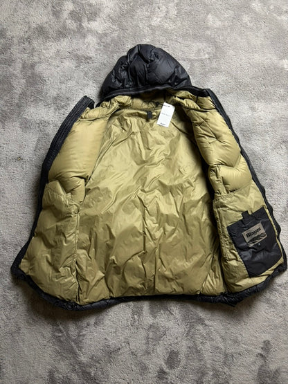 Blauer USA Down Puffer Jacket 2000s Grey Black (S)