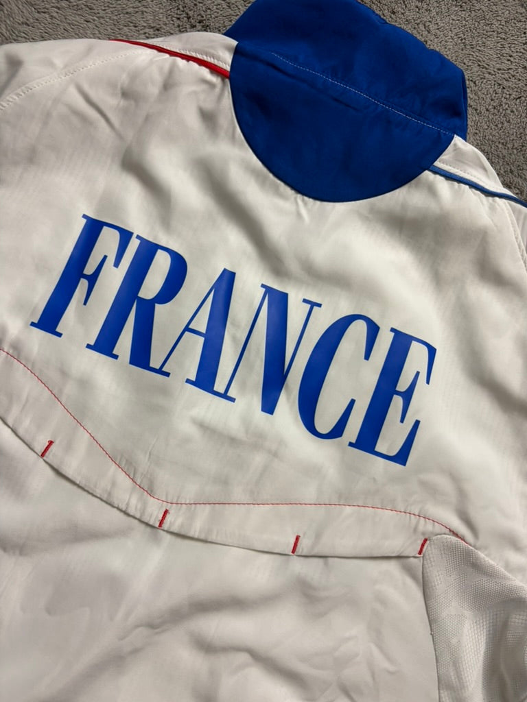 Vintage 2000s Adidas Trackjacket with Backprint France Edition (M)