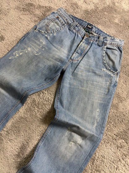 Vintage D&G Dolce & Gabbana Jeans Wide Leg Baggy Straight Fit Washed (M/L)