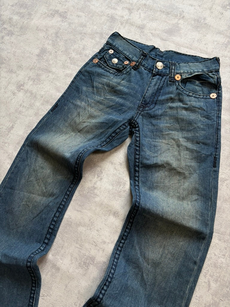 Vintage True Religion Flared/Bootcut Fit Denim Jeans (M)