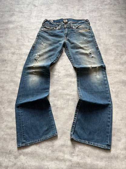 Vintage True Religion Flared/Bootcut Fit Denim Jeans (M)