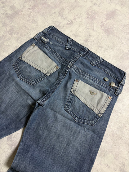 Vintage 2000s Armani Jeans Straight Fit Jeans (M)