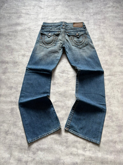 Vintage True Religion Flared/Bootcut Fit Denim Jeans (M)