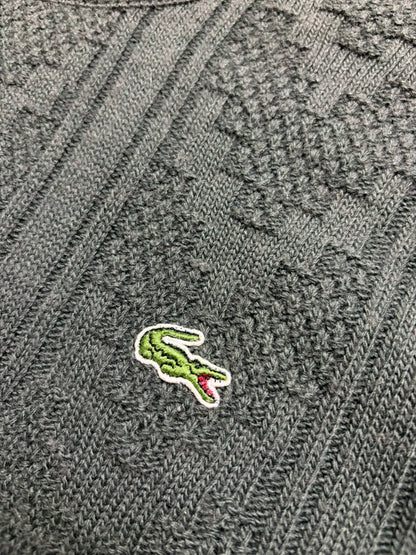 Vintage 2000s Lacoste Sweater Cable Knitwear (XL)