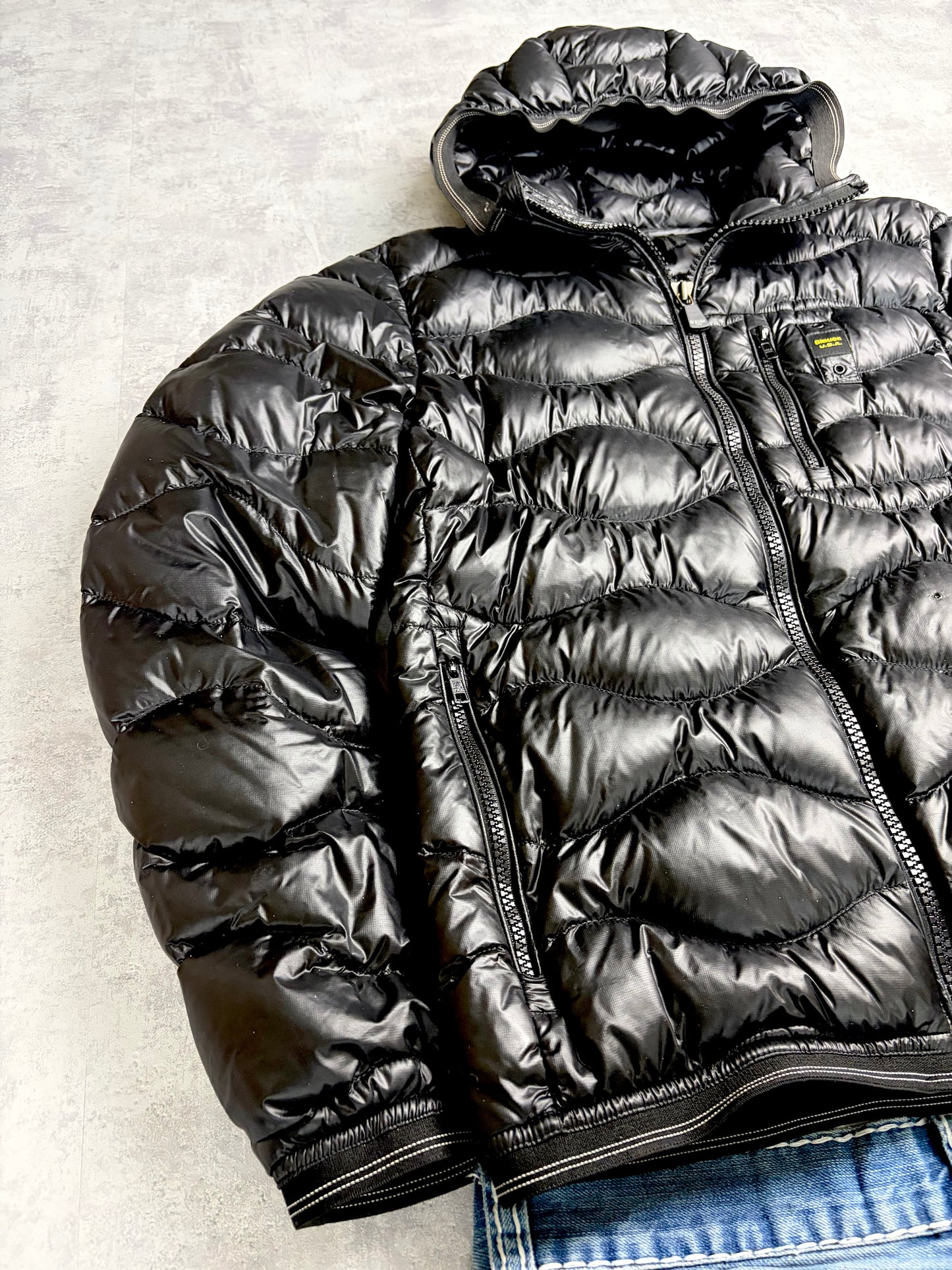 Blauer USA Puffer Jacket Shiny Black (S)