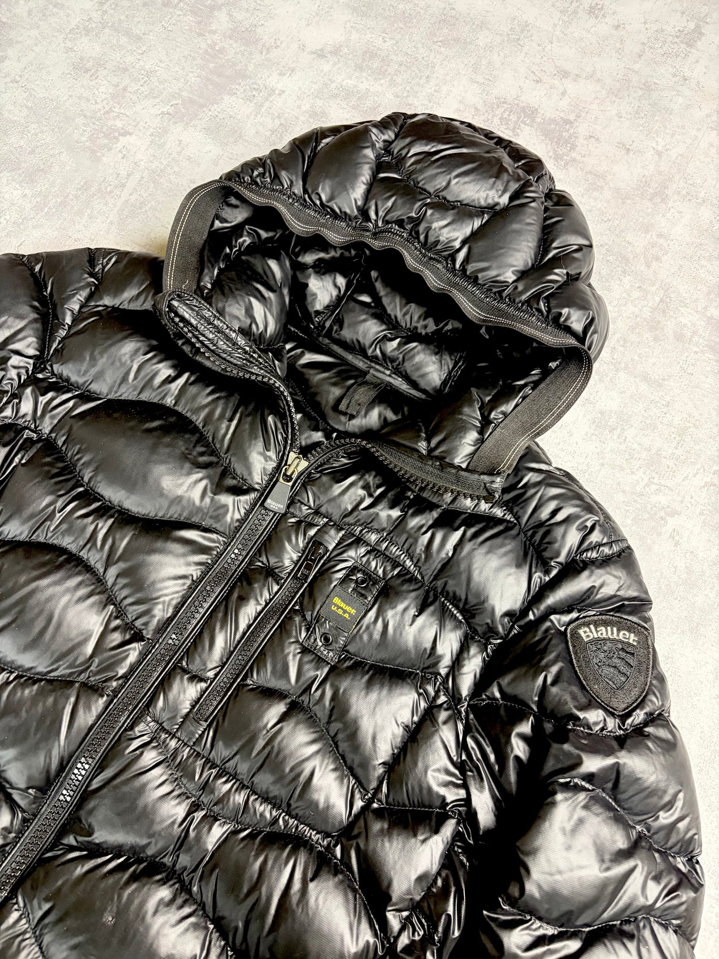 Blauer USA Puffer Jacket Shiny Black (S)
