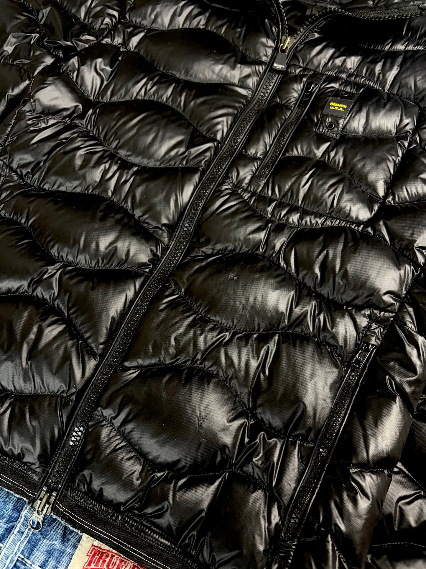 Blauer USA Puffer Jacket Shiny Black (S)