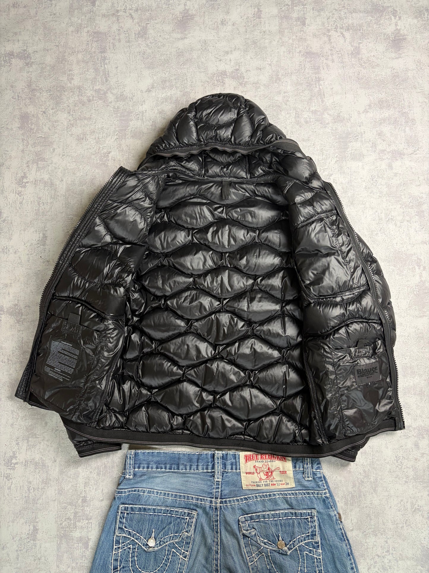 Blauer USA Puffer Jacket Shiny Black (S)