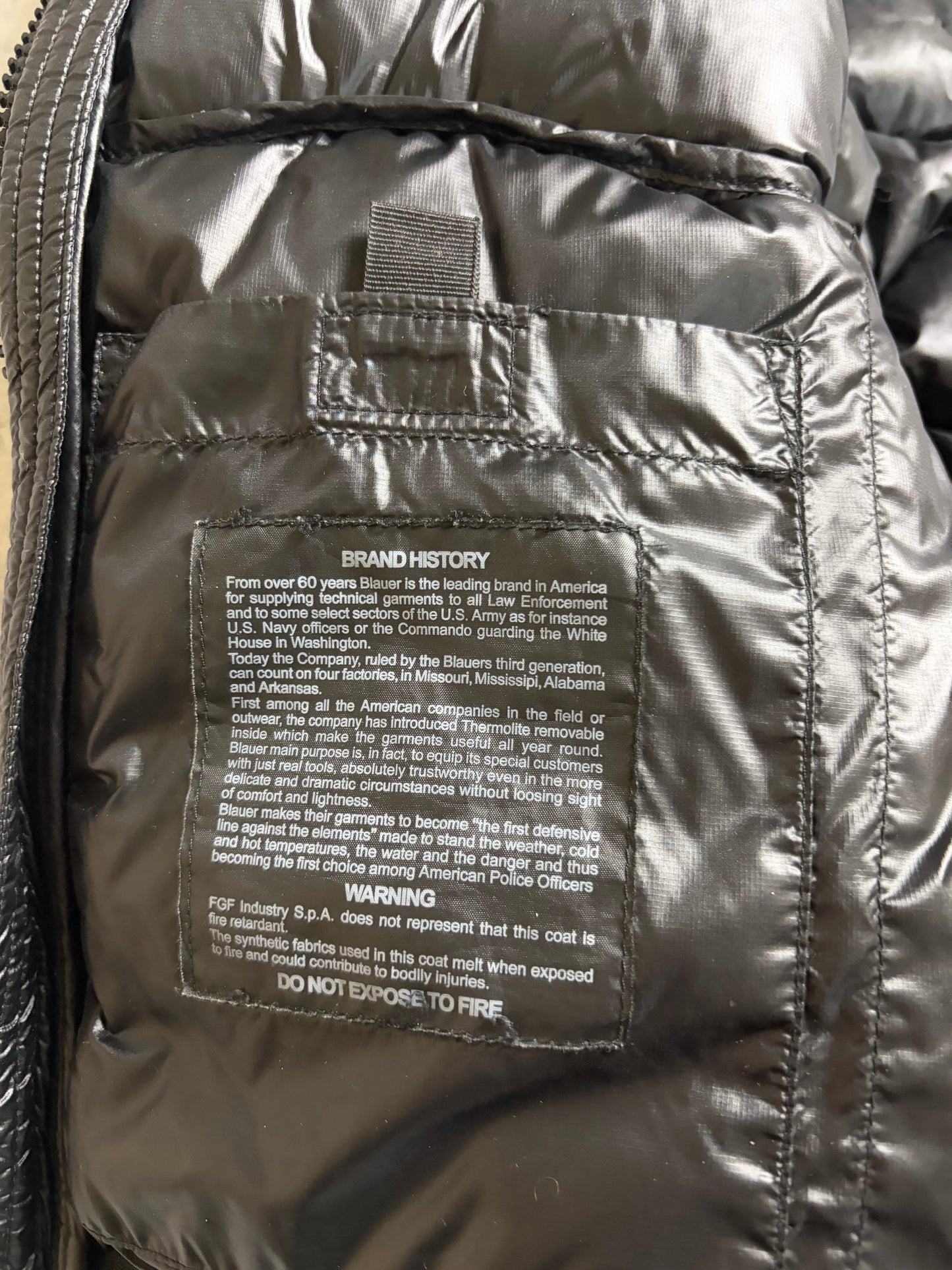 Blauer USA Puffer Jacket Shiny Black (S)