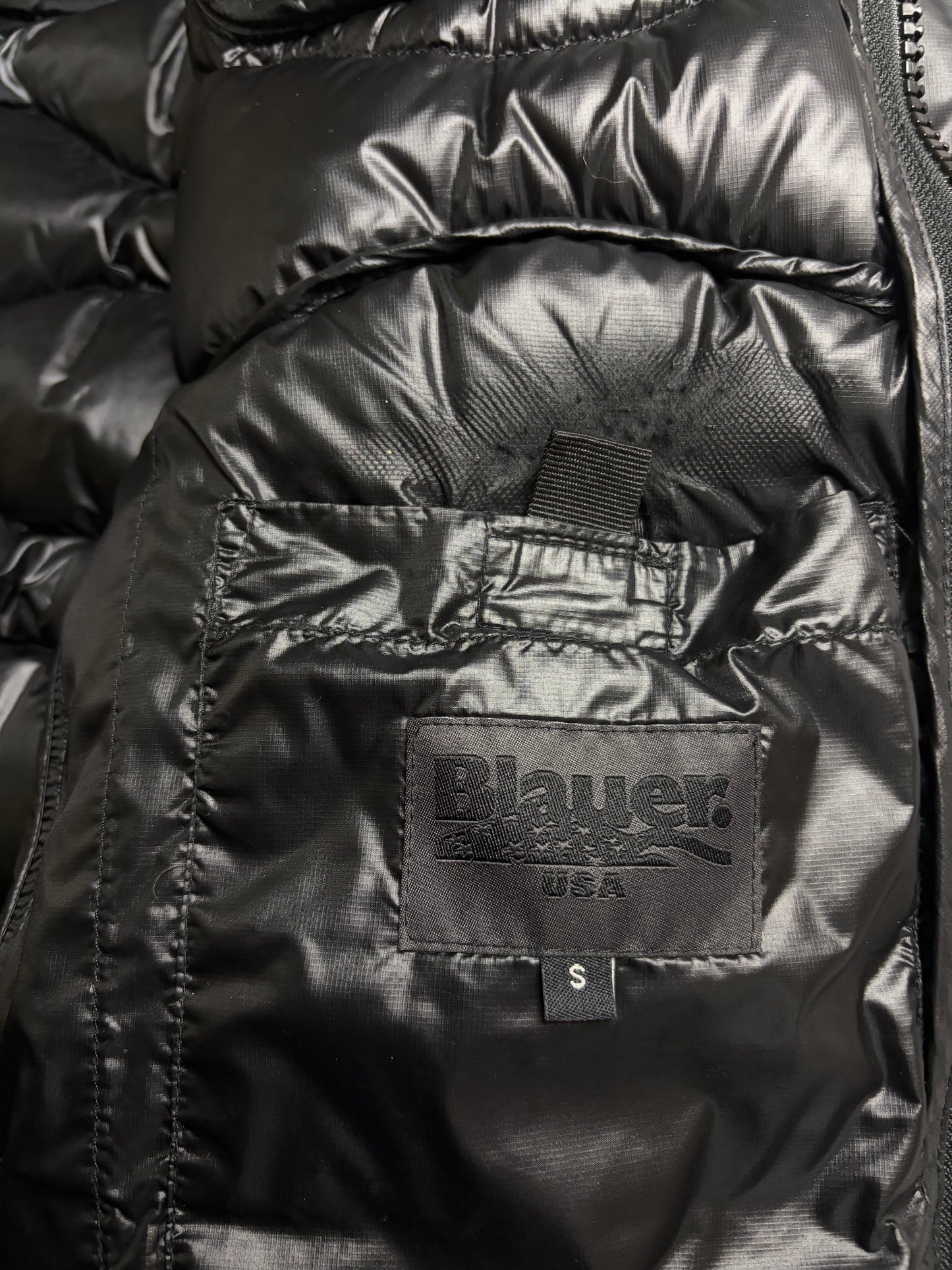 Blauer USA Puffer Jacket Shiny Black (S)