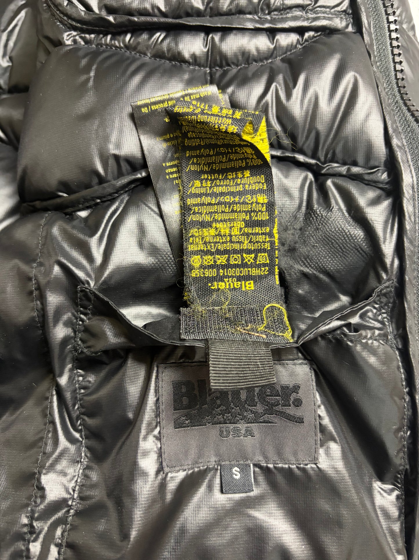 Blauer USA Puffer Jacket Shiny Black (S)