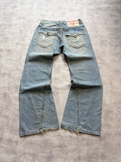 Vintage True Religion Flared/Bootcut Fit Denim Jeans (M)