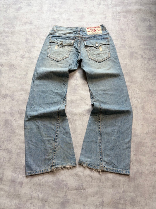 Vintage True Religion Flared/Bootcut Fit Denim Jeans (M)