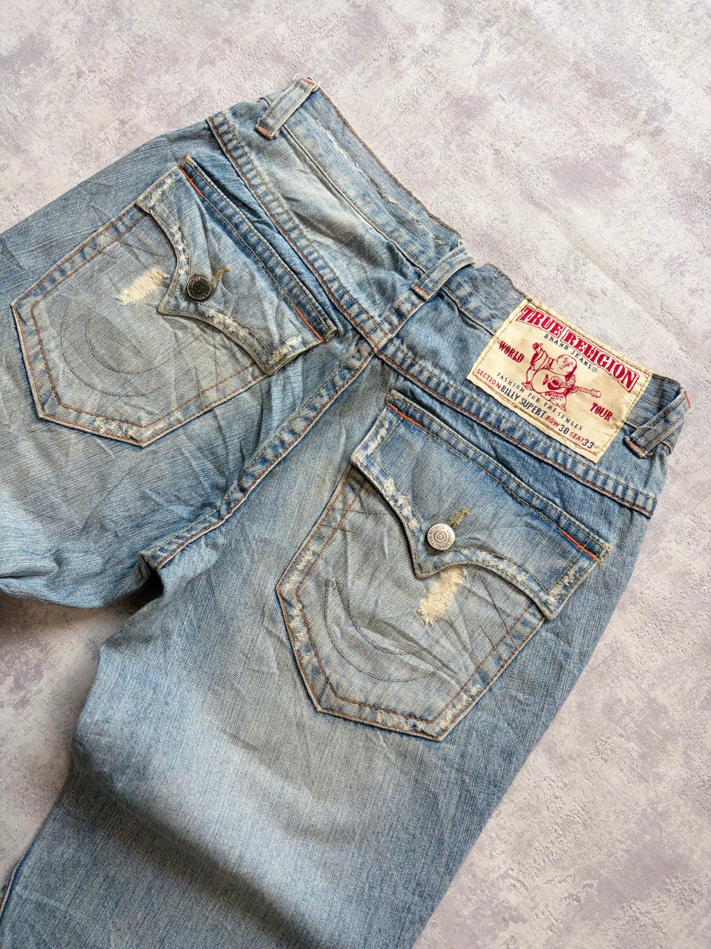 Vintage True Religion Flared/Bootcut Fit Denim Jeans (M)