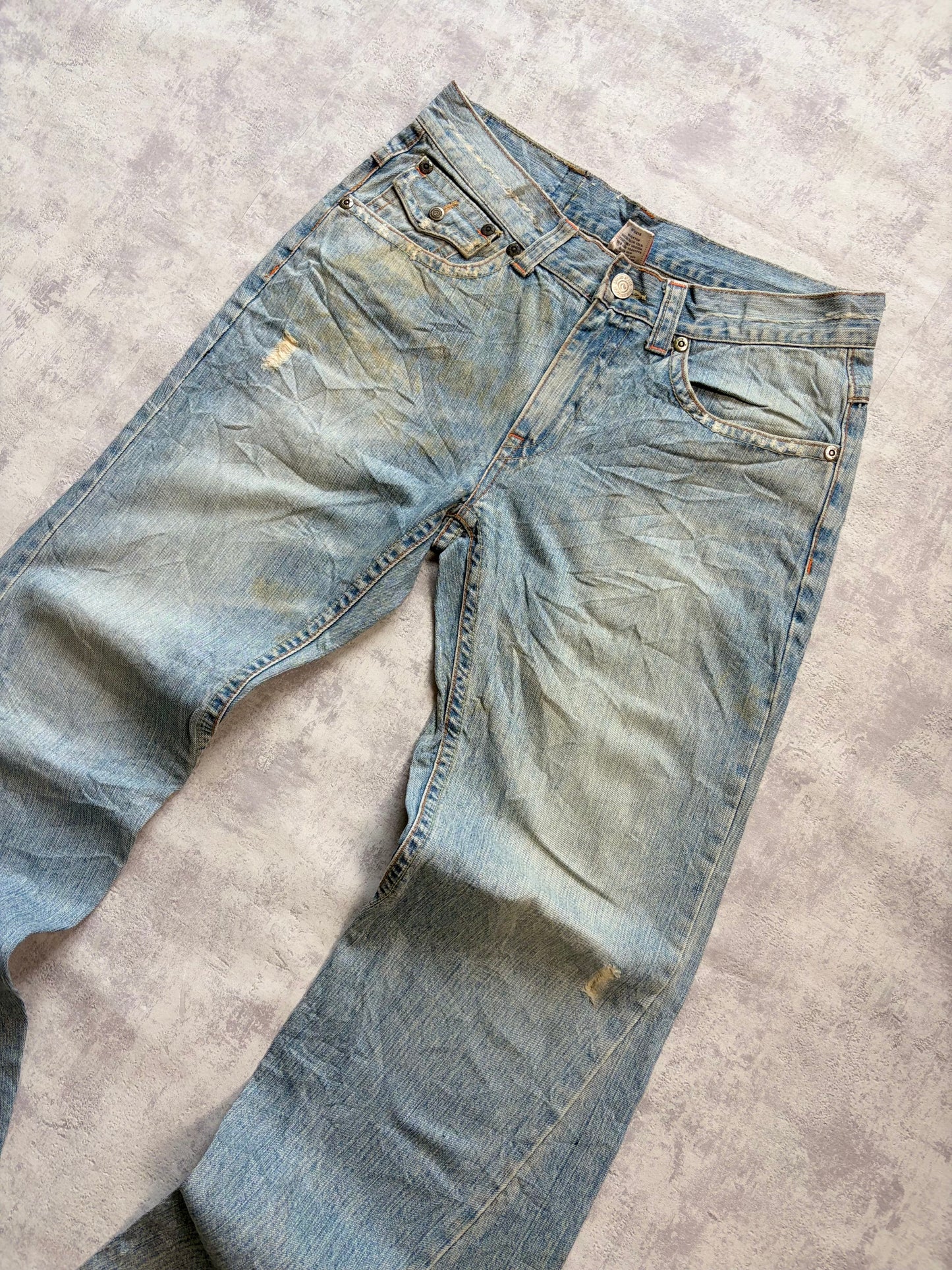 Vintage True Religion Flared/Bootcut Fit Denim Jeans (M)