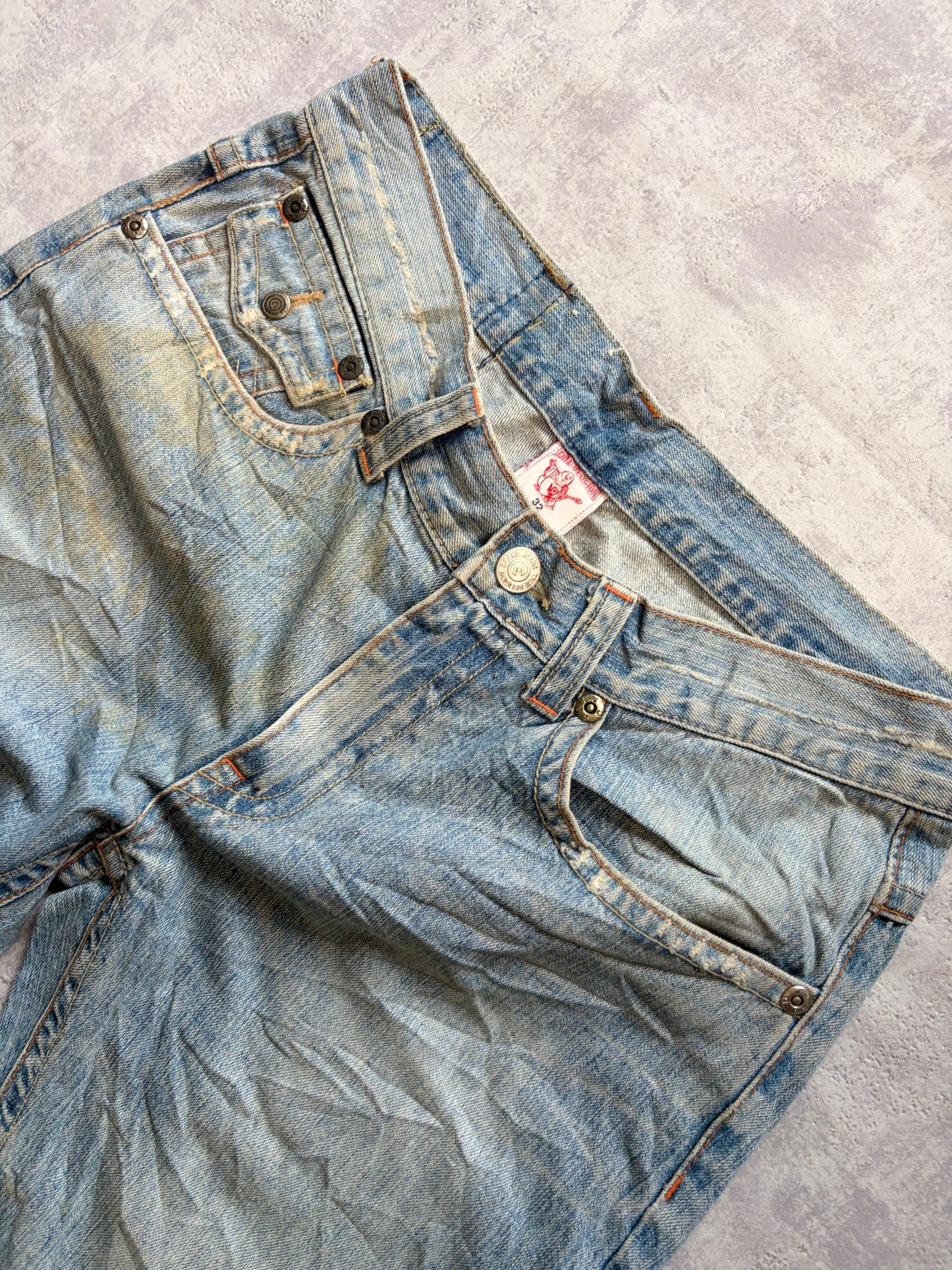 Vintage True Religion Flared/Bootcut Fit Denim Jeans (M)