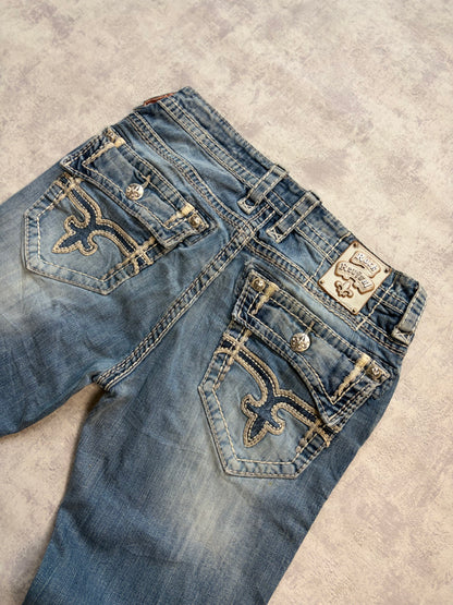 Vintage Rock Revival Kenneth Straight Fit Jeans (M)