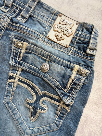 Vintage Rock Revival Kenneth Straight Fit Jeans (M)
