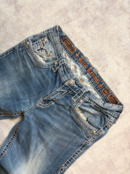 Vintage Rock Revival Kenneth Straight Fit Jeans (M)
