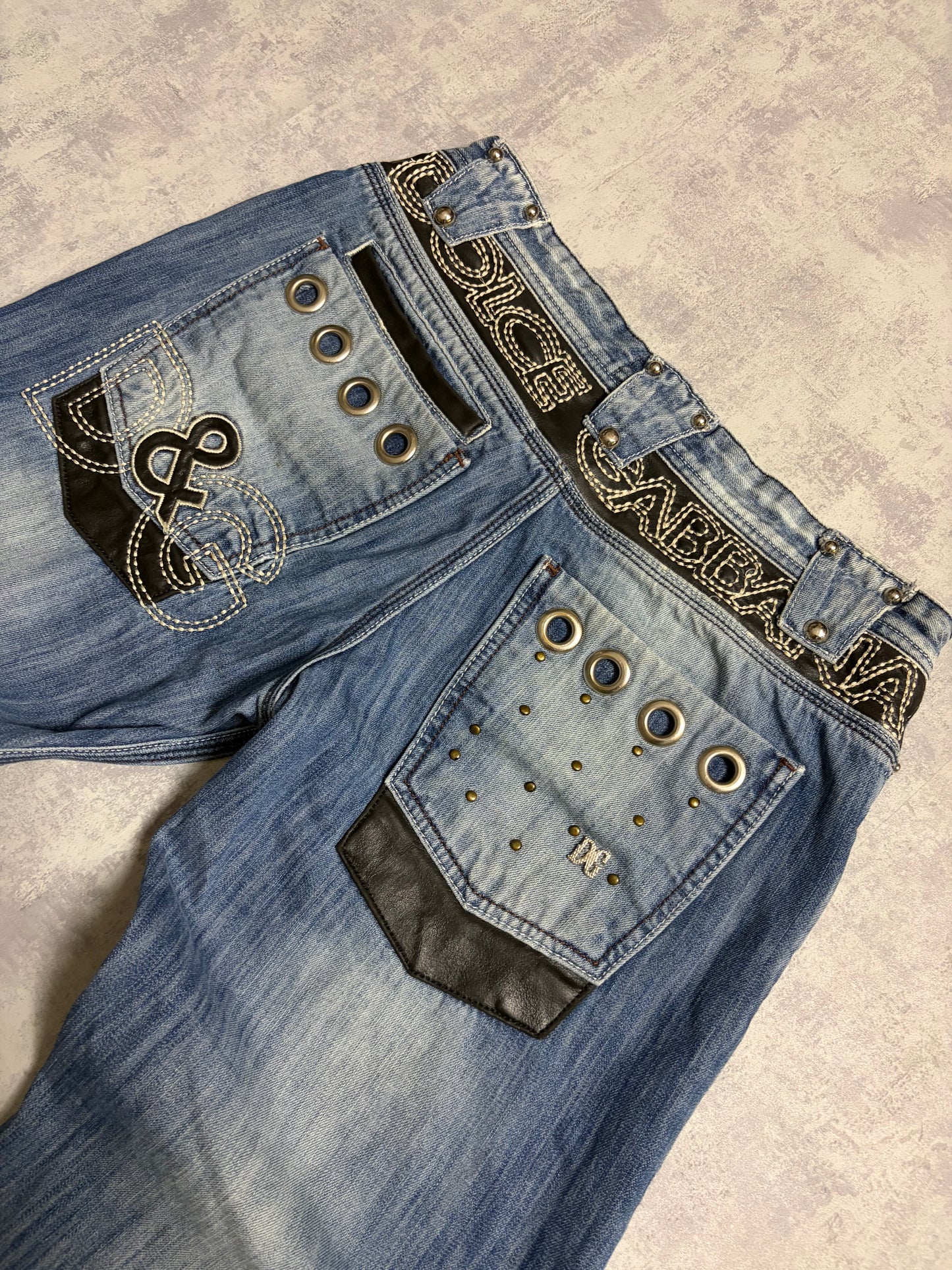 Vintage D&G Dolce & Gabbana Jeans Straight Fit Rare Details (M)