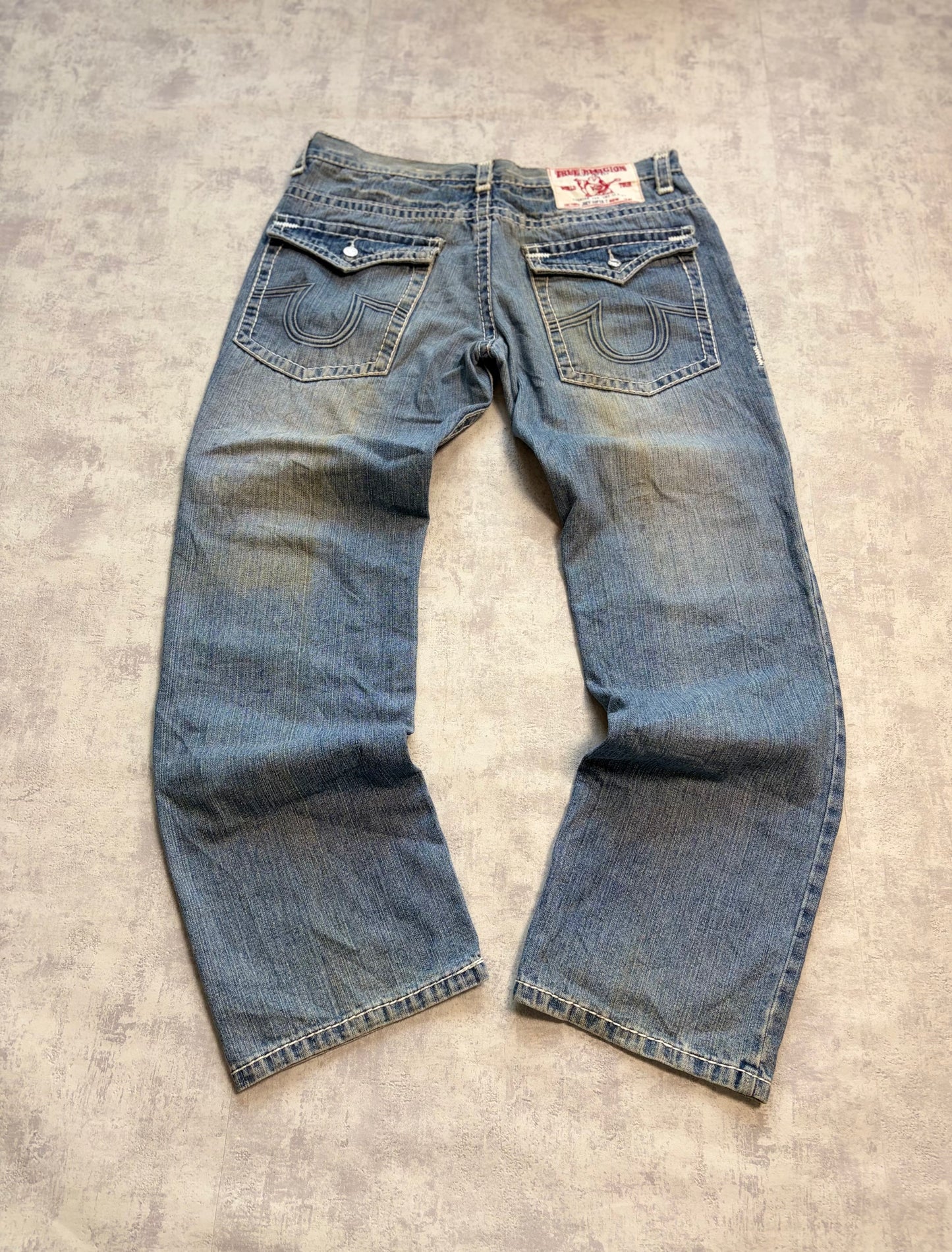 Vintage True Religion Straight/Bootcut Denim Jeans (L)