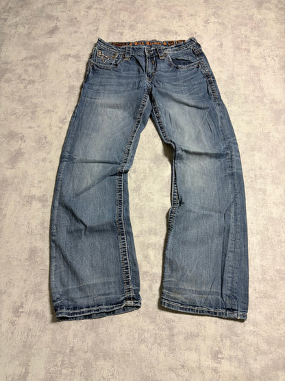 Vintage Rock Revival Ryker Straight Bootcut Fit Jeans (M)