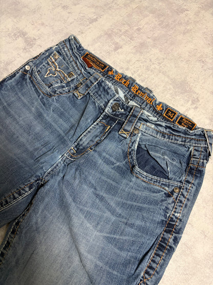 Vintage Rock Revival Ryker Straight Bootcut Fit Jeans (M)