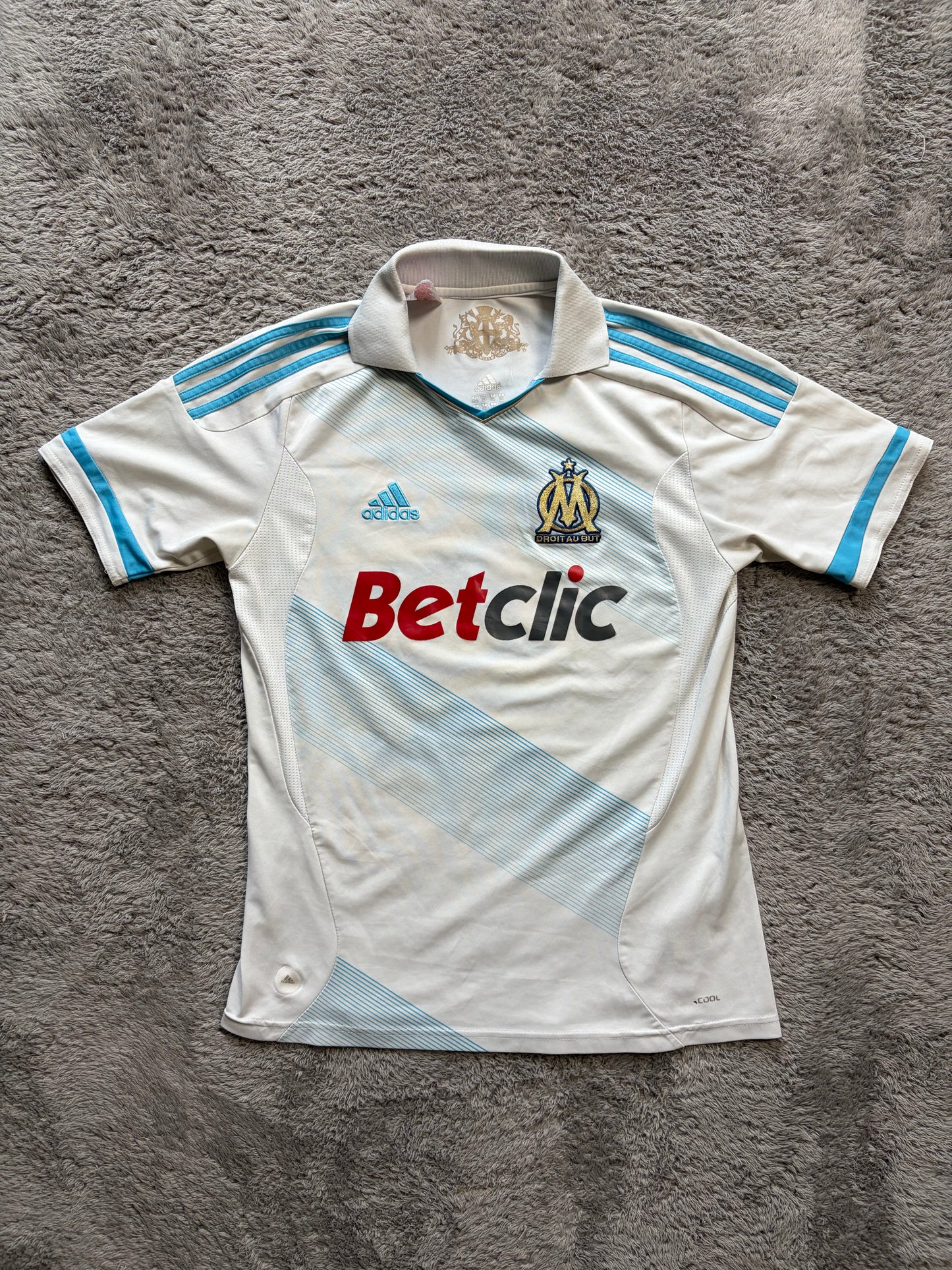 Vintage Adias 2011 OM Olympique Marseille Trikot (S)
