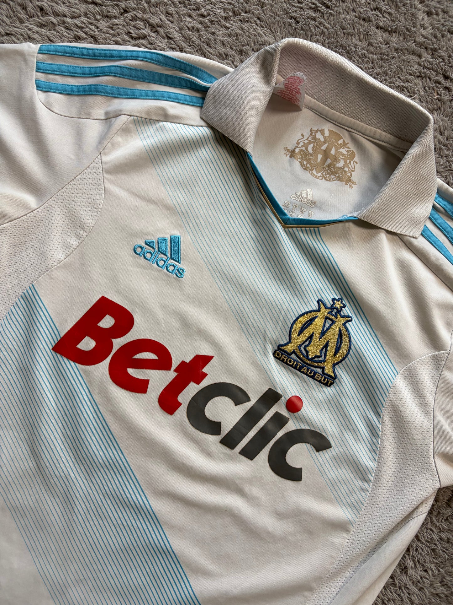 Vintage Adias 2011 OM Olympique Marseille Trikot (S)