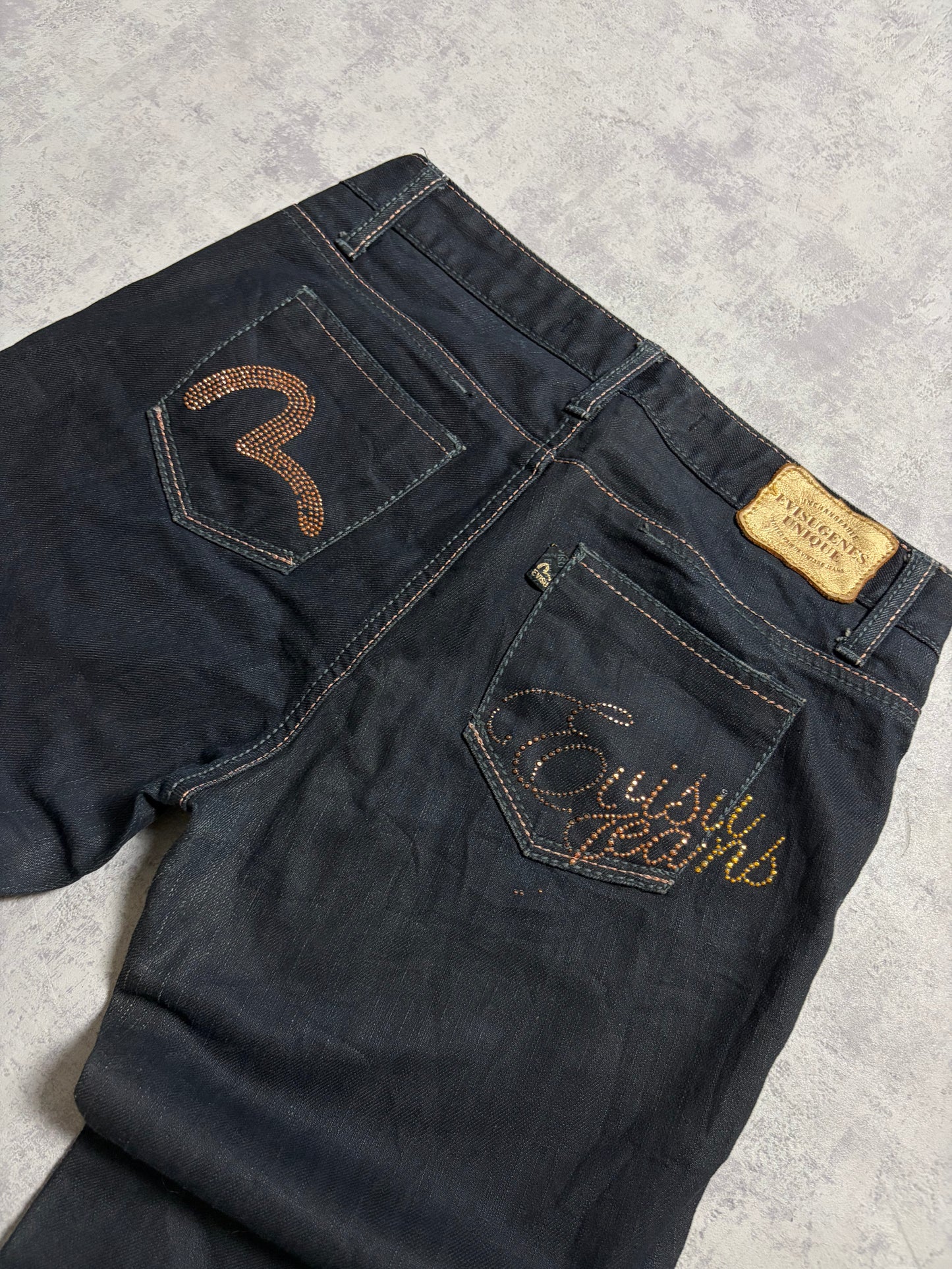 Vintage Evisu Straight Bootcut Fit Jeans (S)