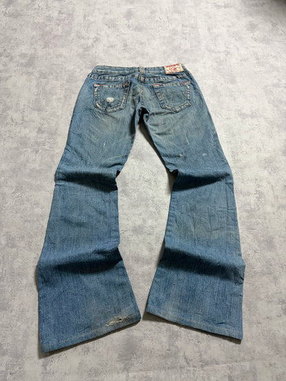 Vintage True Religion Straight Bootcut Denim Jeans (S/M)