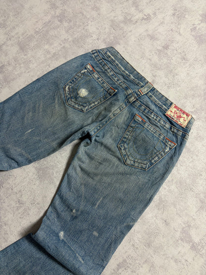 Vintage True Religion Straight Bootcut Denim Jeans (S/M)