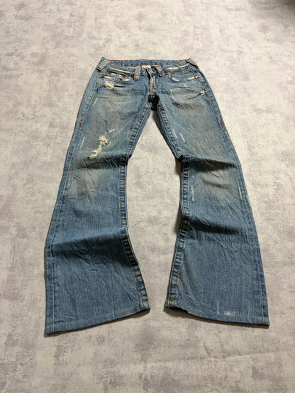 Vintage True Religion Straight Bootcut Denim Jeans (S/M)