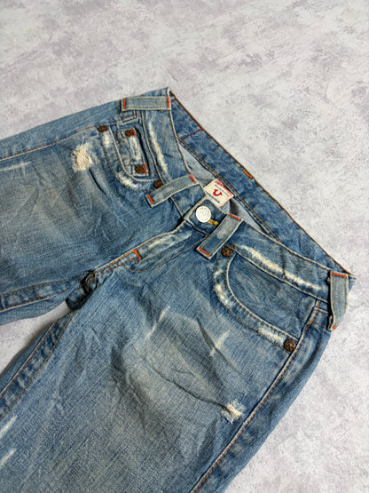 Vintage True Religion Straight Bootcut Denim Jeans (S/M)