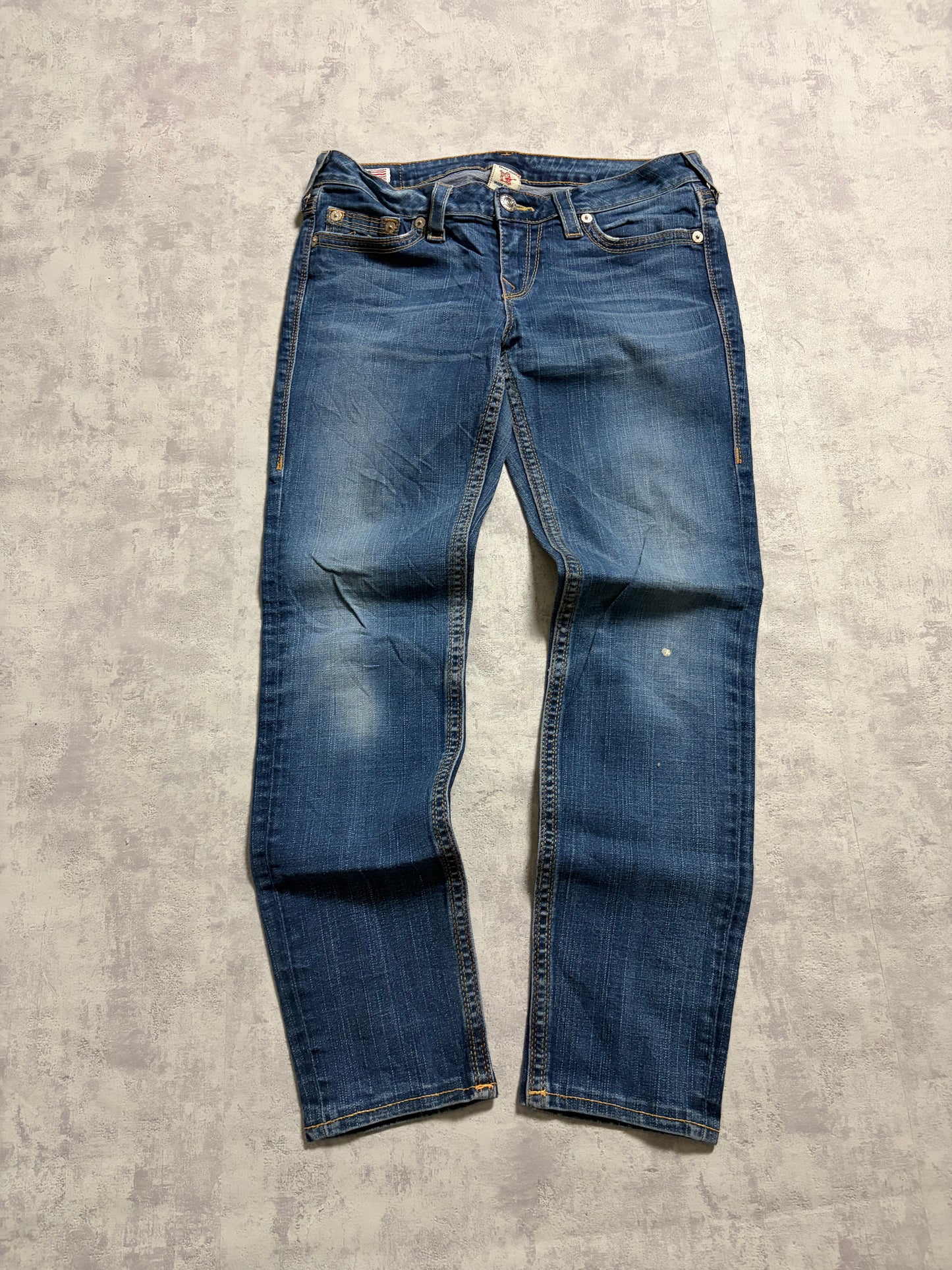 Vintage True Religion Straight Slim Fit Denim Jeans (S/M)