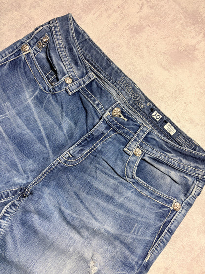 Miss Me Y2K Low Waist Bootcut Jeans (S)