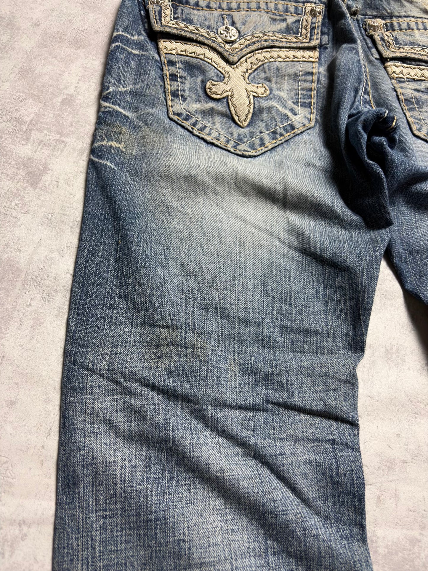 Vintage Rock Revival Leo Straight Fit Jeans (M)