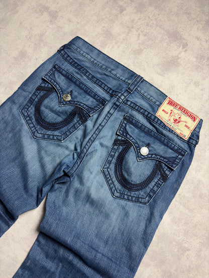 True Religion Rainbow Billy Straight Bootcut Denim Jeans (L)