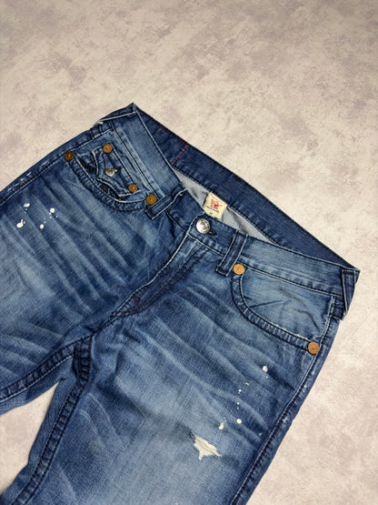 True Religion Rainbow Billy Straight Bootcut Denim Jeans (L)