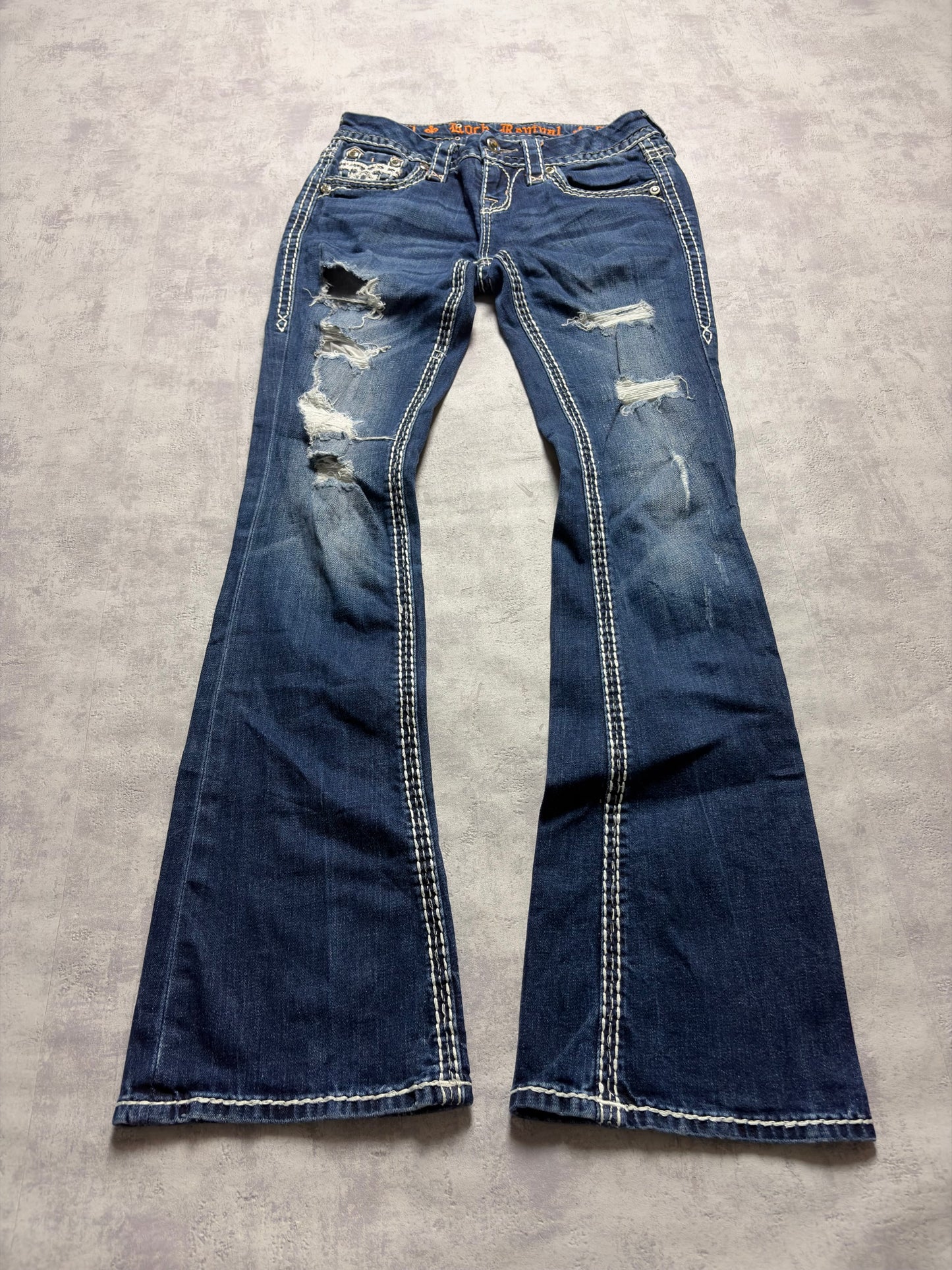 Vintage Rock Revival Jovie Bootcut Fit Jeans (XS/S)