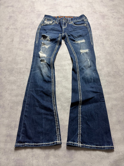 Vintage Rock Revival Jovie Bootcut Fit Jeans (XS/S)