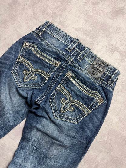 Vintage Rock Revival Calden Straight Fit Jeans (M)