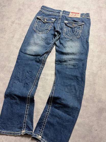 True Religion Joey Super T Straight Bootcut Denim Jeans (M)